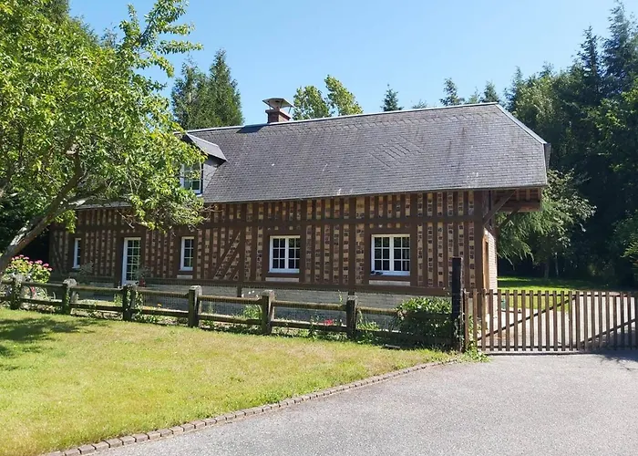 Maison De Charme A Avec Jardin Clot Et Barbecuea Ferienhaus Annebault