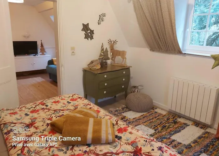 Maison De Charme A Avec Jardin Clot Et Barbecuea Ferienhaus *